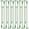 Yardwe 40 Stück Pflanzenstützpfähle Gartenorchideenstützstiel Blumenpflanzenstützstange Blumentopfpfähle für Hortensien Orchideen Gladiolen Rosenlilien