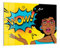 DEQORI Glas-Magnettafel | 120x90 cm groß | Motiv Comic-Frau erstaunt: WOW | Memo-Board aus Glas | Magnetboard inkl. Magnete, Stift & Tuch für Küche & Büro | Tafel magnetisch & beschreibbar