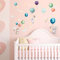 Sunnywall Wandsticker Premium Ballon Hasen Aufkleber Wandtattoo Kinderzimmer Baby Wandaufkleber