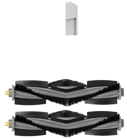 (2 Stück) T20 Omni Hauptsächlich Walzenbürste für Saugroboter ECOVACS DEEBOT X1 Omni/ T20 Omni/ T10/ T10 Plus/ T10 Turbo/ T10 Omni, Roboter-Staubsauger-Hauptsächlich Walzenbürste, Hauptwalzenbürste