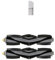 (2 pezzi) Spazzole a rullo compatibili con il robot aspirapolvere ECOVACS DEEBOT X1 Omni/X1 Omni/ T20/ T10 T10 Plus T10 Turbo T10 Omni, kit spazzole a rullo per aspirapolvere robot, parti di ricambio