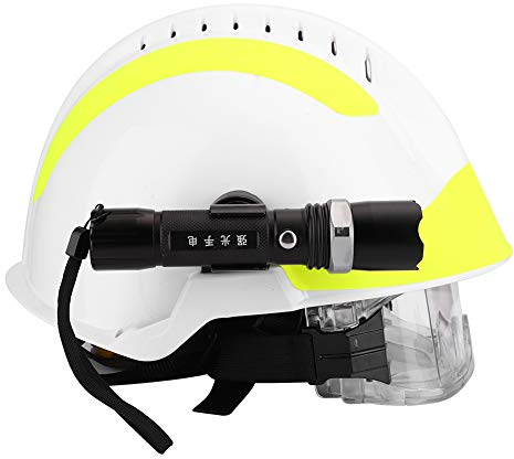 Schutzhelm, 53–63 Cm, Verstellbare Größe, Notfall-Rettungshelm, 360°-Reflektorstreifen, Feuerwehr-Belüftung, Schutzhelm, Leichter Arbeitshelm mit Scheinwerfer und Schutzbrille