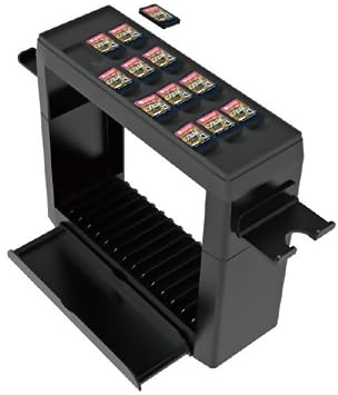 WANSUPYIN 2023 Game Controller Organizer Game Storage Tower Stand, 27 Spielkarten+15 Spiel Fall Regal für Nintendo Switch OLED