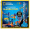 NATIONAL Geographic Murmelbahn mit motorisiertem Aufzug - 95-teiliges Set, motorisierte Spirale, 20 Murmeln, Aufbewahrungstasche, Perpetuum Mobile, Murmelspiel, Physikspielzeug für Kinder