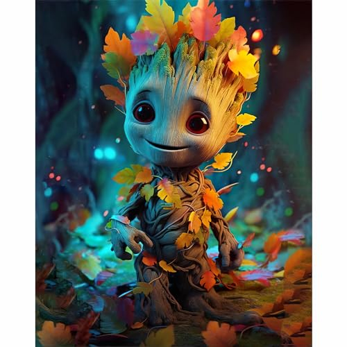 40x50cm 5D Diamond Painting Erwachsene Kinder Groß xl Hjjdiyes Diamond Painting Groot xxl Diamant painting Bilder Set mit Zubehör Diamant Painting Bilder Kinder Full Drill Diamant painting Weihnachten
