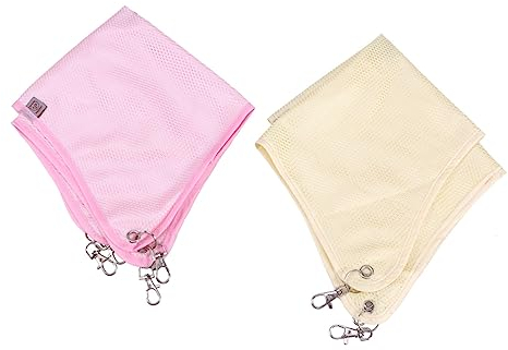 BESPORTBLE Summer Mesh Hammock Bed for Small Pets 2pcs Hamster Cradle Hammock Light Weight and Easy to Store Pet Hanging Bed