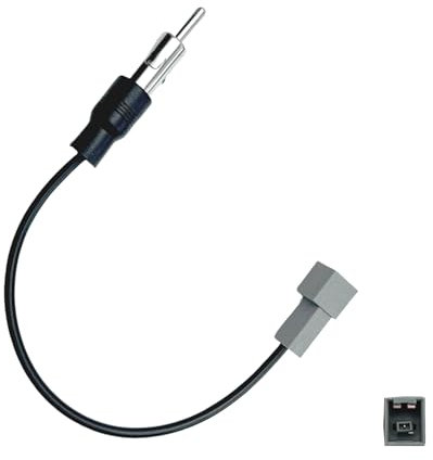 Radio Antennenadapter Kompatibel mit Hyundai Kia Aftermarket Radio Stereo Antennenadapter für Hyundai Accent Azera Elantra Kia Forte Rio Sedona Sorento Sportage Aftermarket Stereo Antennenstecker