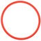 700×23C Vollreifen, Rennrad-Reifenersatz, Pannensicherer Schlauchloser Reifen (Rot)