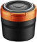 HAVERN Tragbare Auto Aschenbecher für Vw Golf 7/ Golf Vii/Passat B8/Touareg/Tiguan/Sharan, Selbstverlöschender Geruchssicher Aschenbecher, Auto Aschenbecher mit Deckel,Orange/B