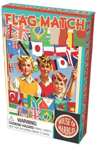 House of Marbles Flag Match Card Game (Big Pack)
