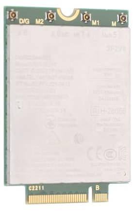 4G LTE Network Card, NGFF-Netzwerkkartenmodul für Laptop, DW5823E-ESIM M.2 Schnittstellen-Netzwerkkarte mit Schraube, 4G LTE-Netzwerkkartenmodul für Latitude 3440 3540 7440