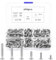 100 Pcs M4 Cupboard Joining Bolts Screws(50 x Binding Screw, 50 x Connecting Sleeves), Furniture Connecting Bolts Post 17-47 mm, Door Handle Screws for Furniture Cupboard Cabinet