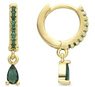 LUXENTER Laade-Ohrringe mit 18-karätigem Gold