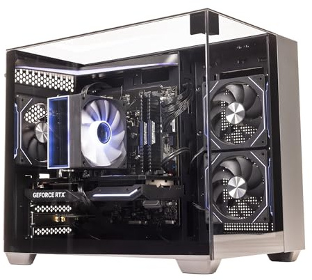GTR Gaming PC | AMD Ryzen 7 5700X | GeForce RTX 5060 8GB | 32GB DDR4 3600MHz | 1TB NVMe SSD | 600W 80+ Bronze PSU | ARGB Case | Wi-Fi | Windows 11 Home