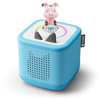 tonies Toniebox 2 Bundle Incl. 1 Lieblings-Kinderlieder, Himmelblau, Audioplayer für Hörbücher, Lieder, Einschlafen und Tonieplay für Kinder
