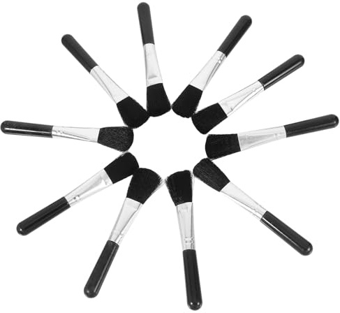 Kameraobjektiv Reinigungsbürste 10 Stück Schwarz aus Abs, Wiederverwendbar | Schmuck und Elektronik, Staubentfernung für Empfindliche Oberflächen, Praktische Reinigungslösung