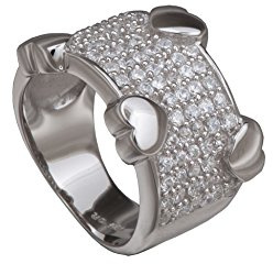 Alvina Damen-Ring 925 SterlingSilber Zirkonia 50 (15.9) ZR-3605/50