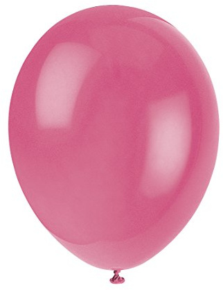 Unique Party 56850 - 12 Latex Candy Pink Balloons, Pack of 50