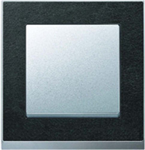 Merten M-Pure Decor-Rahmen, 1 Fach, Schiefer/Aluminium, MEG4010-3669