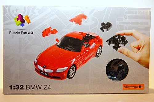 herpa Fun 3D Puzzle 80657080 - BMW Z4, red