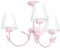 Mini Motyl III/ Lampadario per bambini, Motivo: Farfalla, colore: Rosa Chiaro