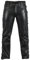 MDM Lederjeans Lederhose Bikerjeans Rockerjeans Motorradhose seitlich geschürt schwarz (40)