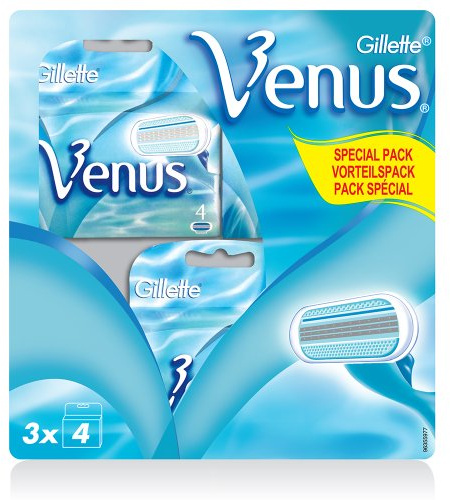 Gillette Simply Venus Razor With Cartridge Refills 1ea