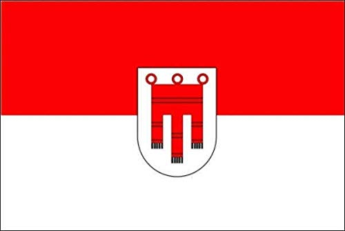 flaggenmeer® Flagge Vorarlberg mit Wappen 80 g/m² ca. 90 x 150 cm