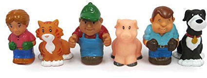 TOMY Games Farm Playset Friends - First Farming Fun (1 Figure And 1 Animal)