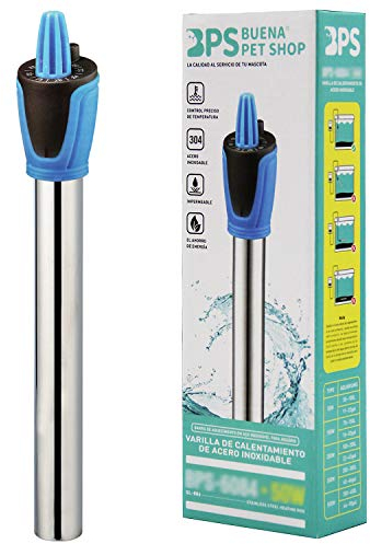 BPS Calentador Sumergible para Pecera 50W - 22.3cm para Acuario Tanque de Pescados BPS-6084