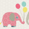 anna wand Bordüre selbstklebend FAMILY ELEPHANT - Wandbordüre Kinderzimmer/Babyzimmer mit Elefanten - Wandtattoo Schlafzimmer Mädchen & Junge, Wanddeko Baby/Kinder