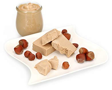 Pati-Versand Nougat hell | Feine Nuss-Nougatmasse am Stück | 0,25kg | Zum Verzieren und Füllen