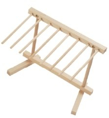 Panetta Casalinghin Legno Pasta stendino, Beige, 18 x 35 x 30 cm