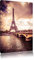 Pixxprint Eiffelturm in Paris, Größe: 100x70cm, Leinwandbild, fertig gespannt, Wandbild, Dekoration, Kunstdruck, kein Poster
