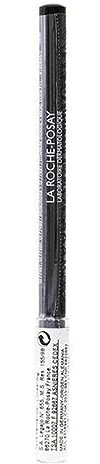 La Roche-Posay Toleriane Crayon Bois Noir, Kajalstift, Für einen markanten Make-Up-Look, Intensiver Blick und betonte Augen, Wischfest mit weicher Spitze, Farbe: Schwarz, 50 ml