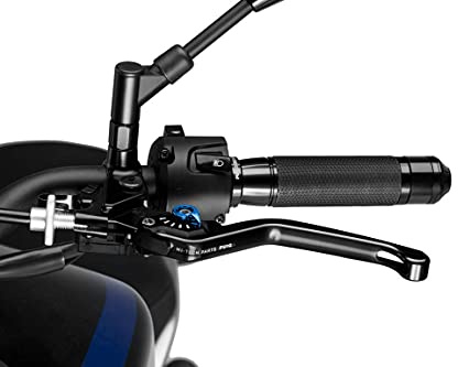 PUIG 220NA 3.0 clutch lever. Fixed black with selector Blue