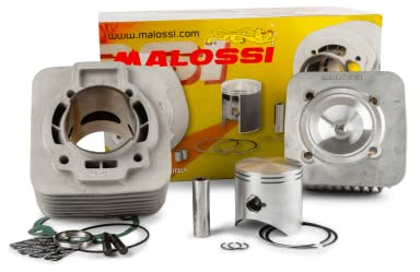 Cilindro Malossi 172 ccm per Gilera/Piaggio 125 – 150 ccm 2T AC in alluminio, 2 Pistone anello da corsa (e), con testa cilindrica, Ø 65,0 mm