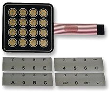 Tastatur Membran 4 x 4 Schalter Keypads