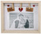Wäscheleine-Fotorahmen aus Holz mit Klammern für 6x4 Foto, holz, Hug and Kisses