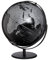 emform Tischglobus Juri Matt Black, Metall & Kunststoff, 300 x 360 mm