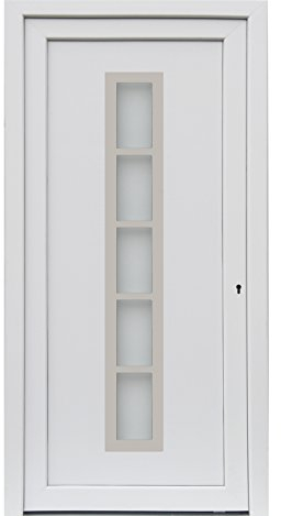 kuporta Haustür Hauseingangstür aus Kunststoff Meridana Türen 88 x 190 cm DIN links weiß