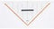 Rumold 316.104 Acryl TZ-Dreieck mit Abnehmbarer Griff, Transparent, 325mm Länge Hypotenuse