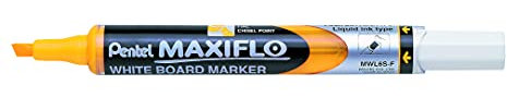 Pentel Maxiflo Green Label Whiteboard-Marker Keilspitze gelb