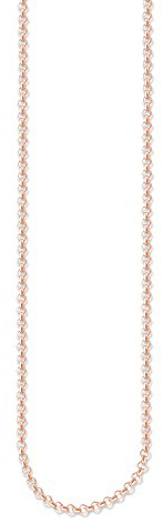 Thomas Sabo Damen-Erbskette 925 Silber teilvergoldet 42 cm - KE1219-415-12-L42v