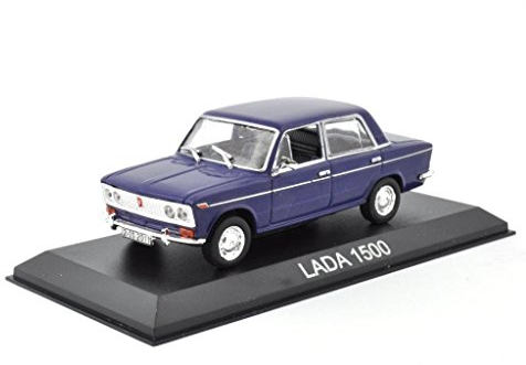DieCast Metall Modellauto 1:43 Russischer Lada 1500 Limousine dunkelblau