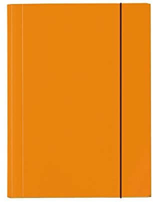VELOFLEX 4432330 - Sammelmappe Velocolor, DIN A3, Eckspannermappe, Ordnungsmappe, Zeichenmappe, orange
