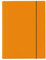 VELOFLEX 4432330 - Sammelmappe Velocolor, DIN A3, Eckspannermappe, Ordnungsmappe, Zeichenmappe, orange