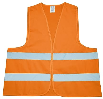 Sicherheitsweste, Warnweste nach DIN EN 20471, Größe: XXL in orange | PETEX