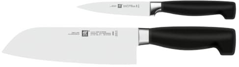 Zwilling 35052-000 Vier Sterne Messerset, 2-tlg., Rostfreier Spezialstahl, Sonderschmelze, Kunststoff, 420 x 95 mm, schwarz
