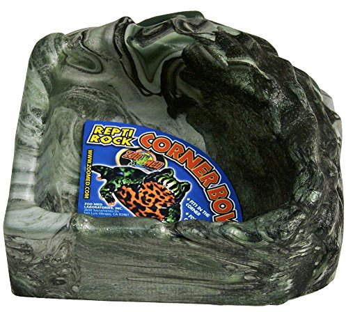 Zoo Med KB-20E Repti Rock Corner Bowl, SM, Eck-Wassernapf für Reptilien